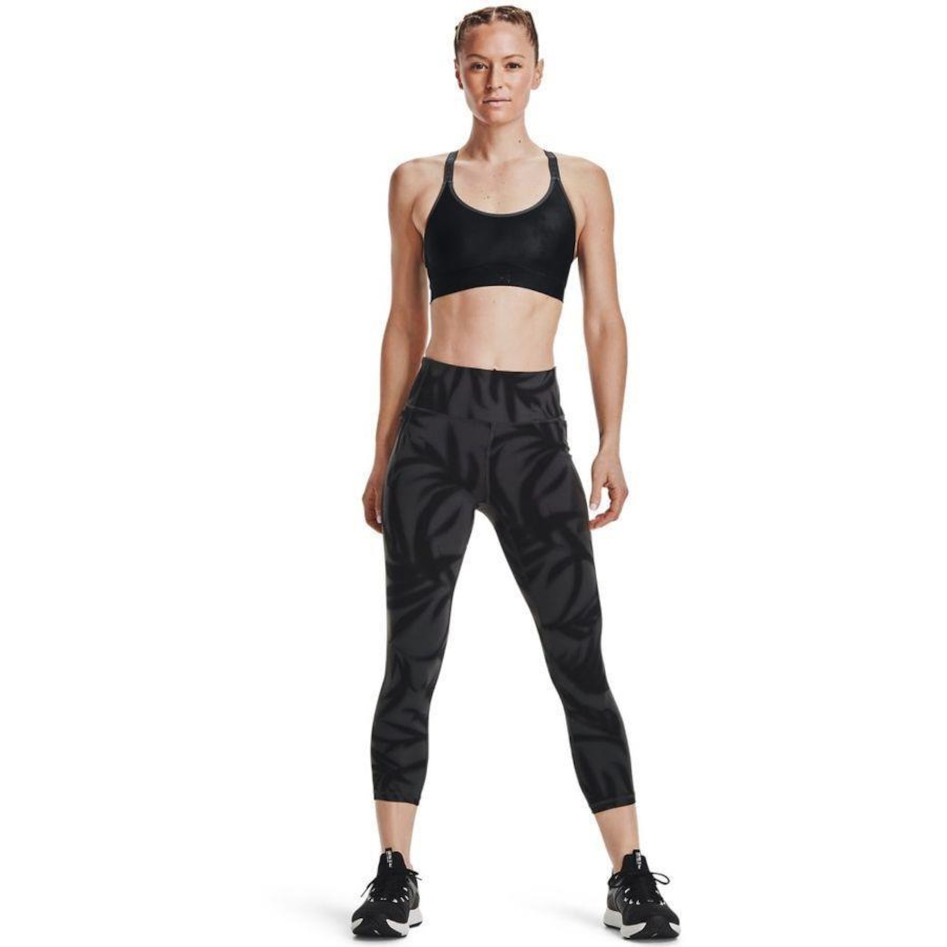 Calça Legging Capri Under Armour Meridian Printed Crop - Feminina - Foto 2