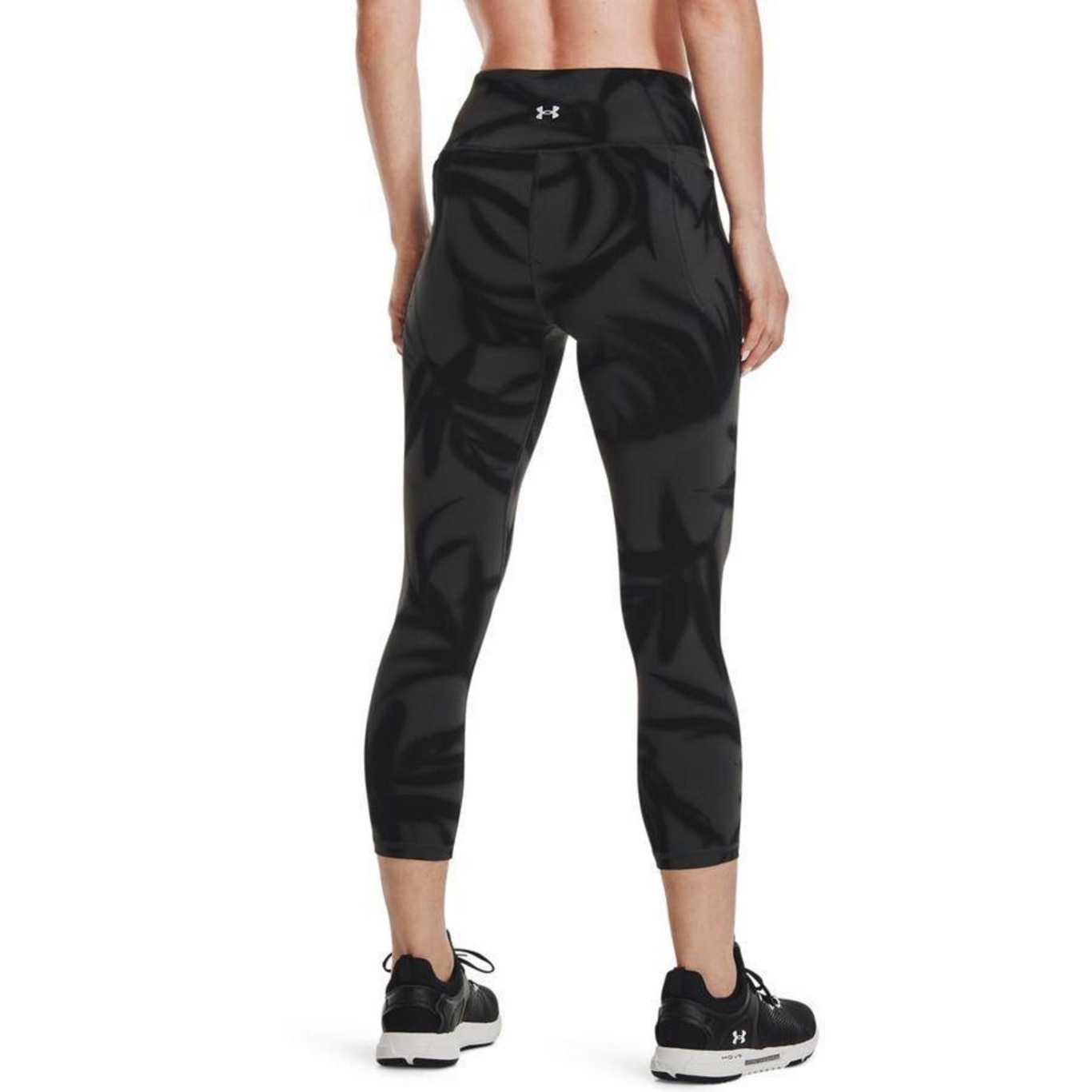 Calça Legging Capri Under Armour Meridian Printed Crop - Feminina - Foto 4