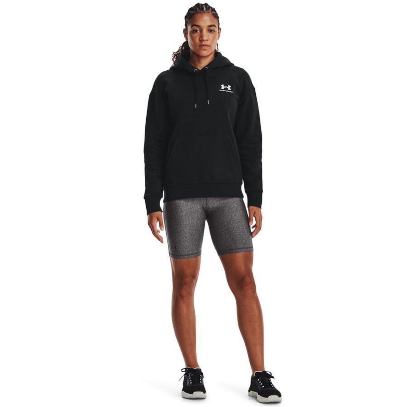 Blusão de Moletom com Capuz Under Armour Essential Fleece - Feminino - Foto 4