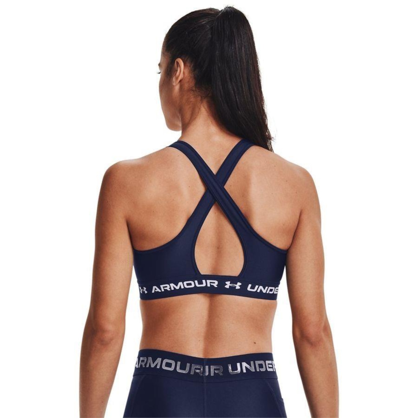 Top Under Armour Crossback Mid Bra - Feminino - Foto 2