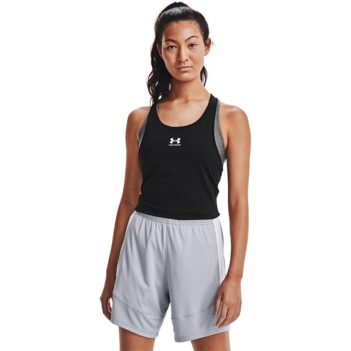 Camisa Regata de Compressão Under Armour Heatgear - Feminina - Foto 1