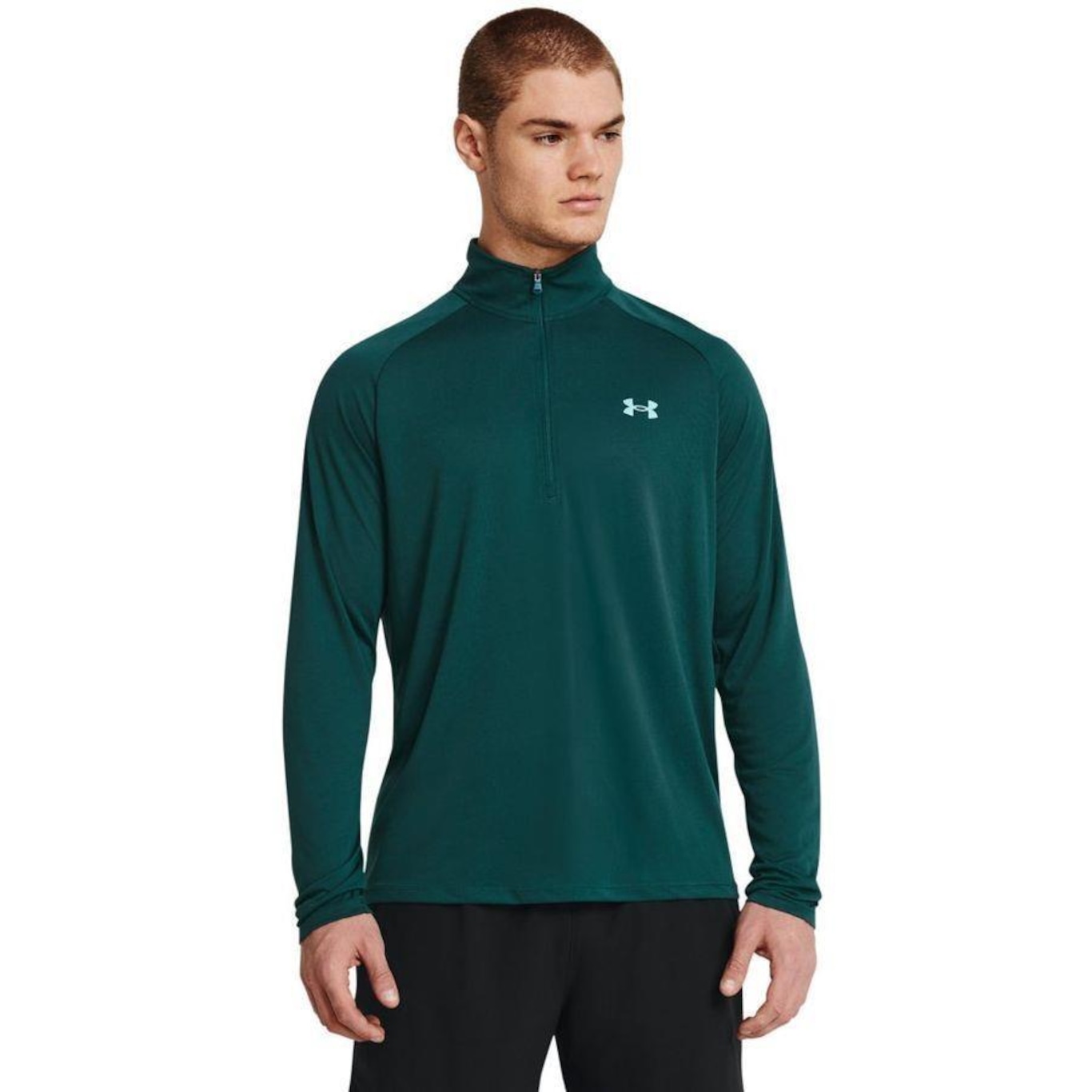 Camiseta Manga Longa Under Armour Ua Tech 2.0 Half Zip - Masculina - Foto 1