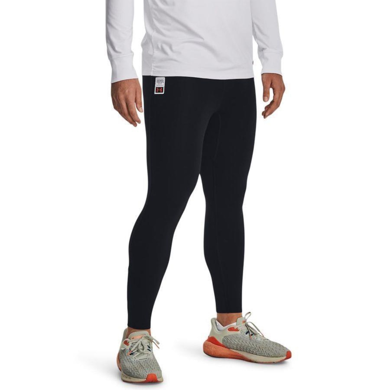 Calça de Compressão Under Armour Run Like An Animal - Masculina - Foto 1