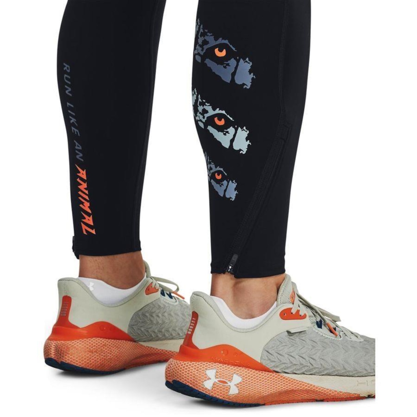 Calça de Compressão Under Armour Run Like An Animal - Masculina - Foto 3