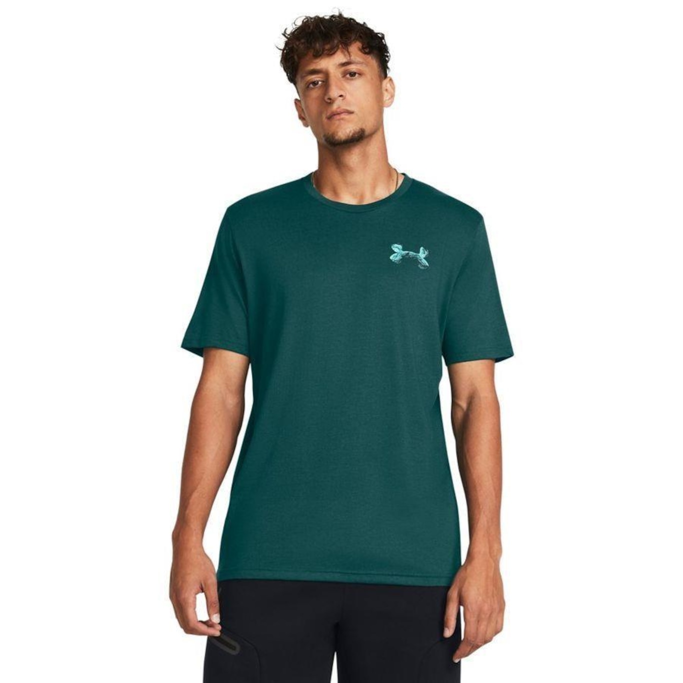 Camiseta Under Armour Outdoor Rock Stack - Masculina - Foto 1