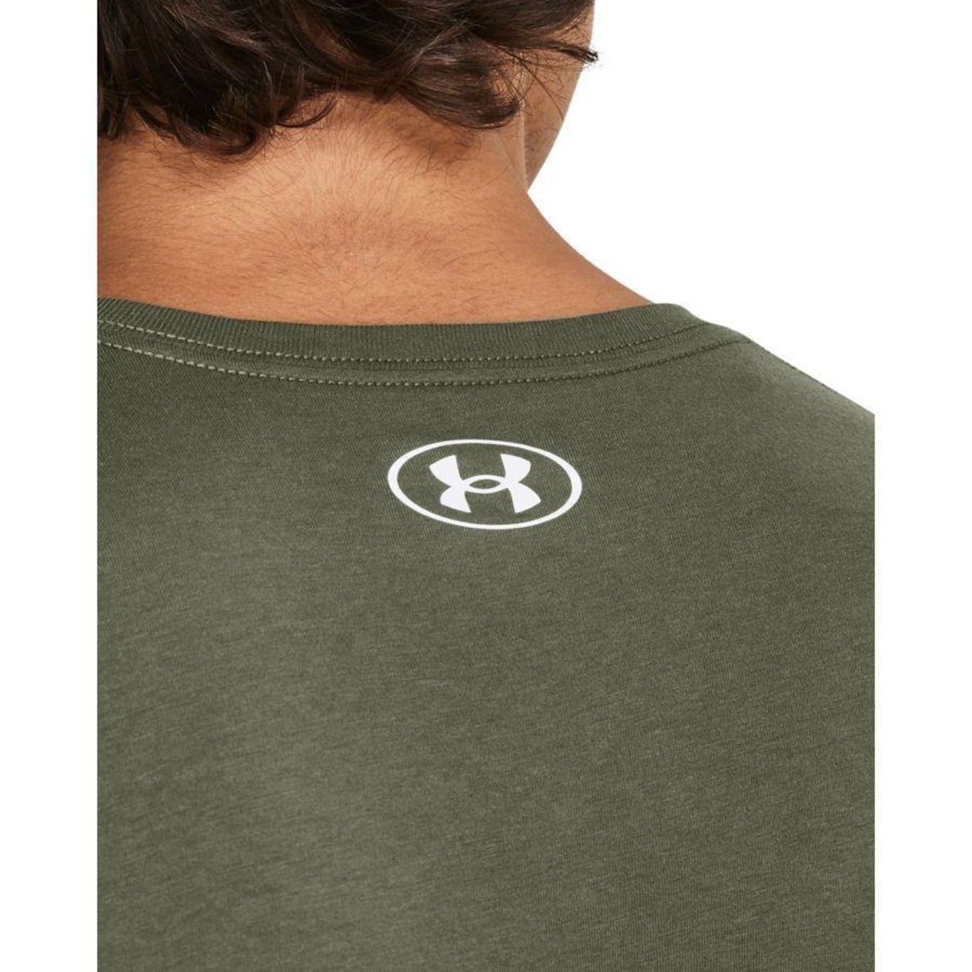 Camiseta Under Armour Chest Stripe - Masculina - Foto 3