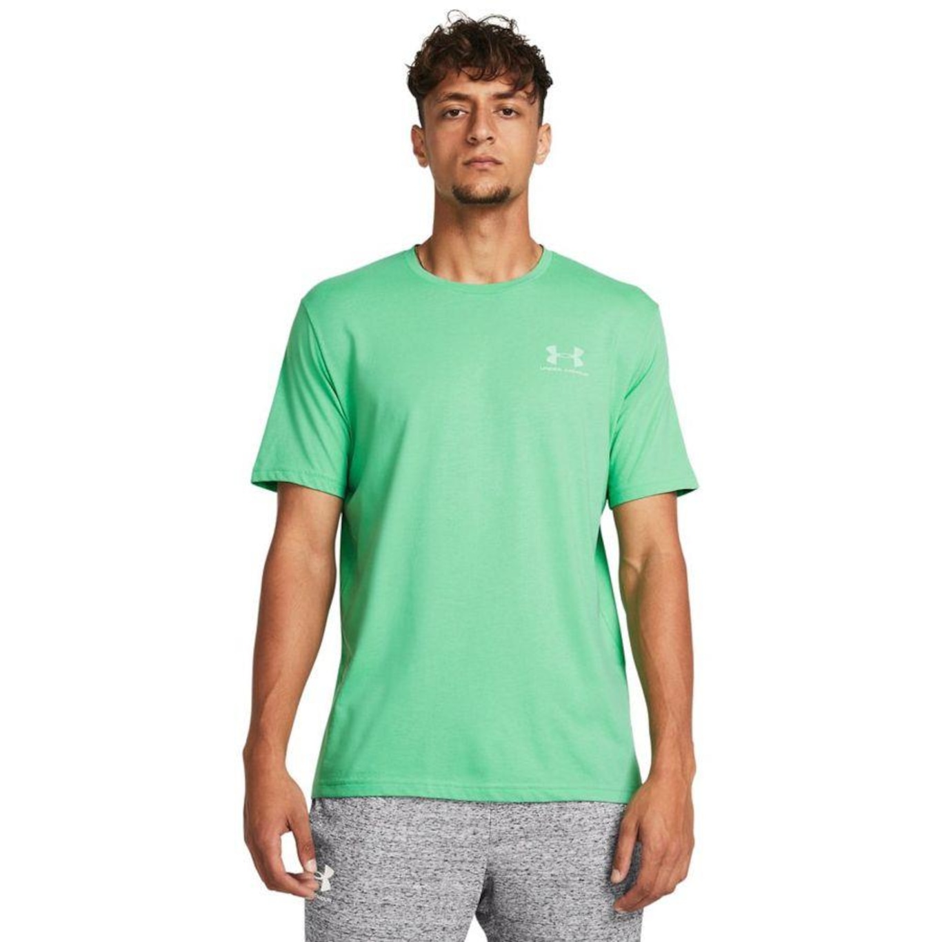 Camiseta Under Armour Sportstyle Left Chest - Masculina - Foto 1