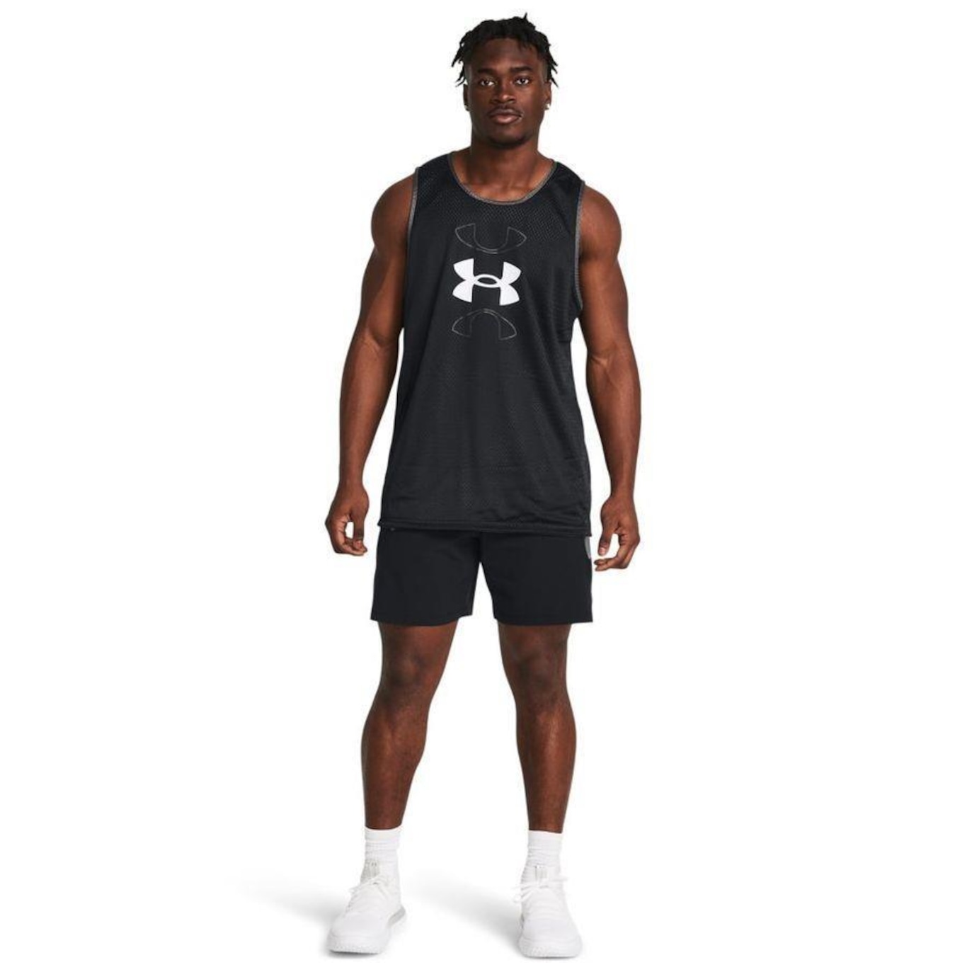 Shorts Under Armour Baseline Woven - Masculino - Foto 4