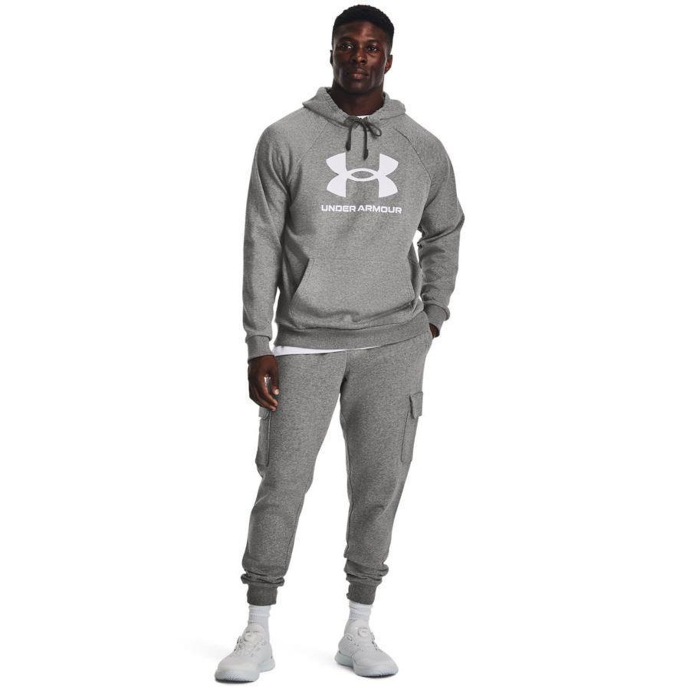 Blusão de Moletom Under Armour Rival Fleece - Masculina - Foto 4