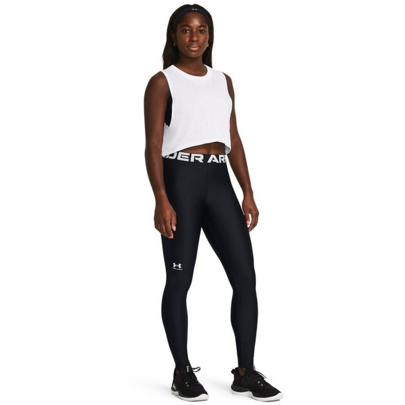 Calça Legging Under Armour Heatgear Authentics - Feminina - Foto 3