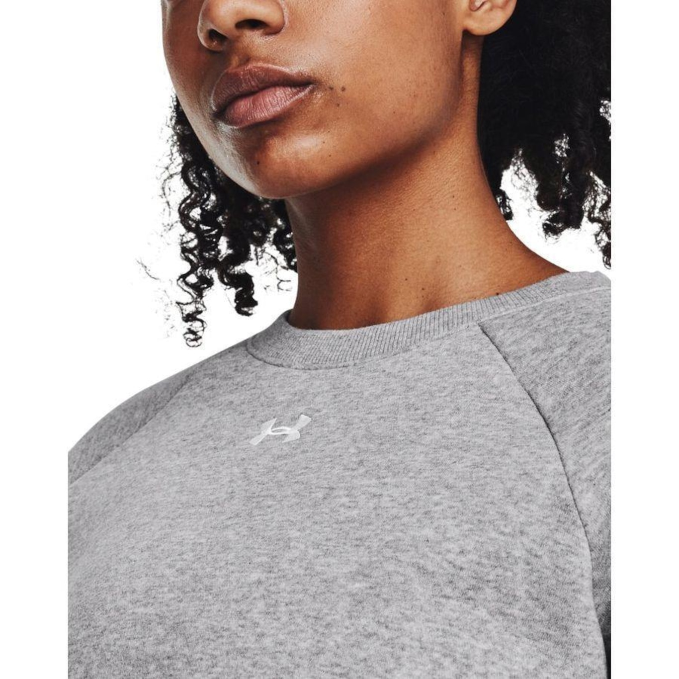 Blusão de Moletom sem Capuz Under Armour Rival Fleece Crew - Feminino - Foto 3