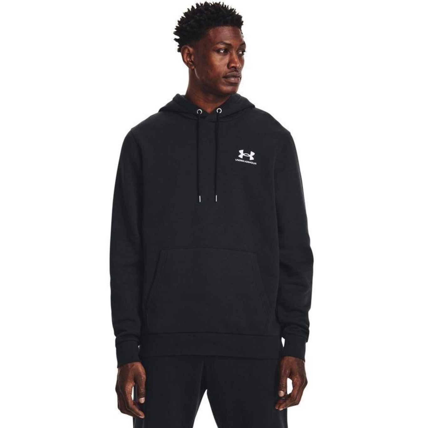 Blusão de Moletom com Capuz Under Armour Essential Fleece - Masculino - Foto 1