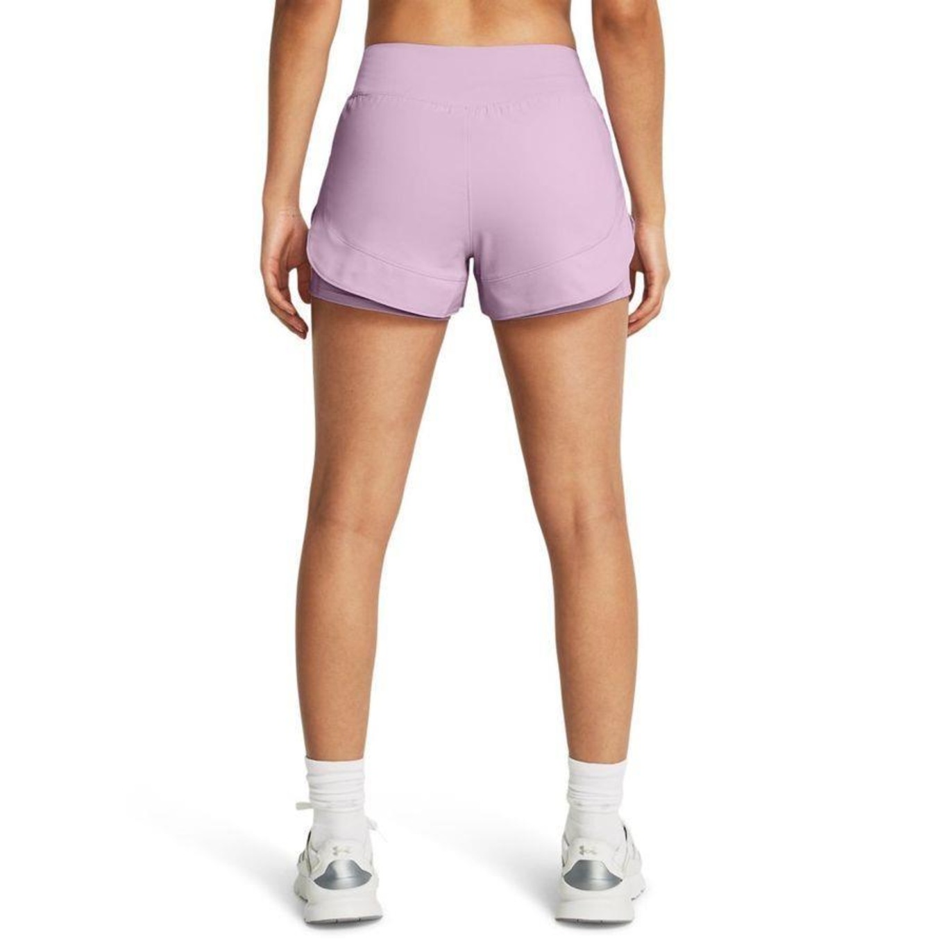 Shorts 2 em 1 Under Armour Flex Woven - Feminino - Foto 2