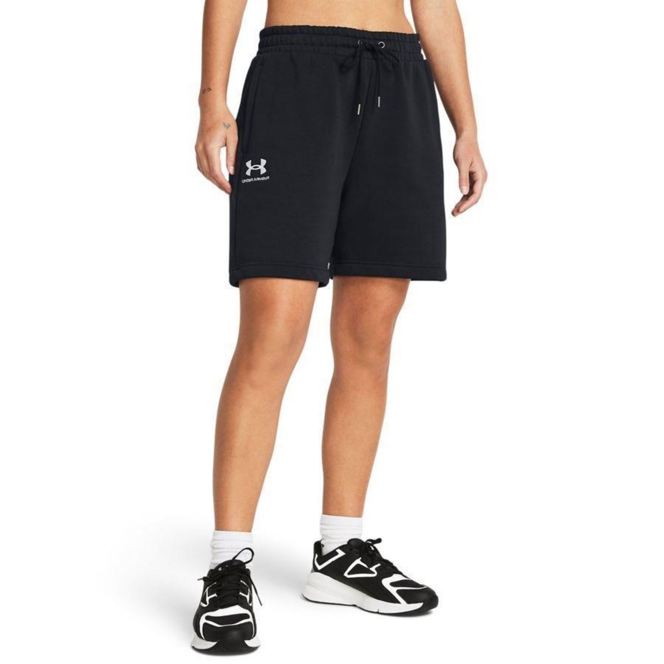 Shorts Under Armour Essential Fleece Relax - Feminino - Foto 1