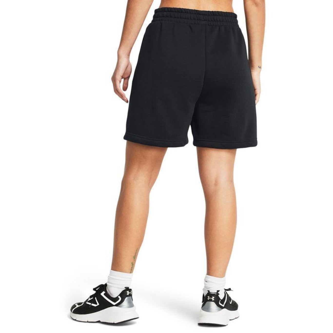 Shorts Under Armour Essential Fleece Relax - Feminino - Foto 2