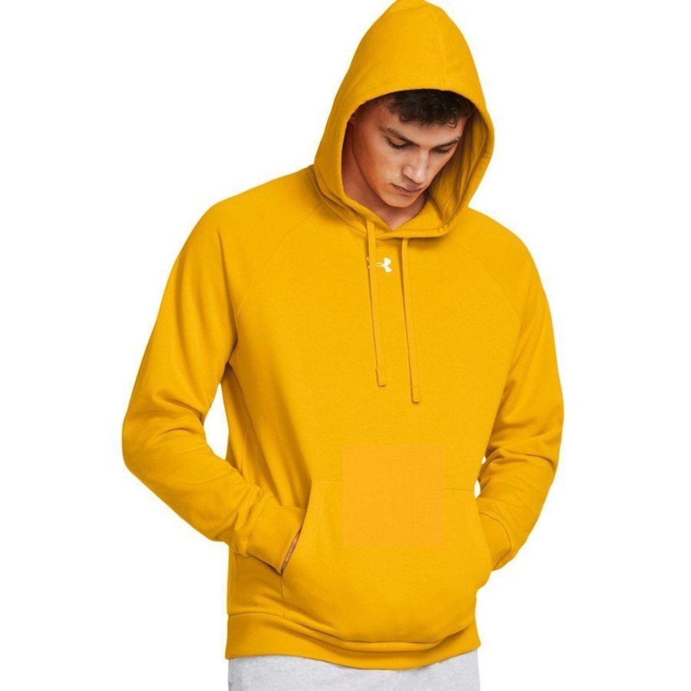 Blusão de Moletom com Capuz Under Armour Rival Fleece - Masculino - Foto 1