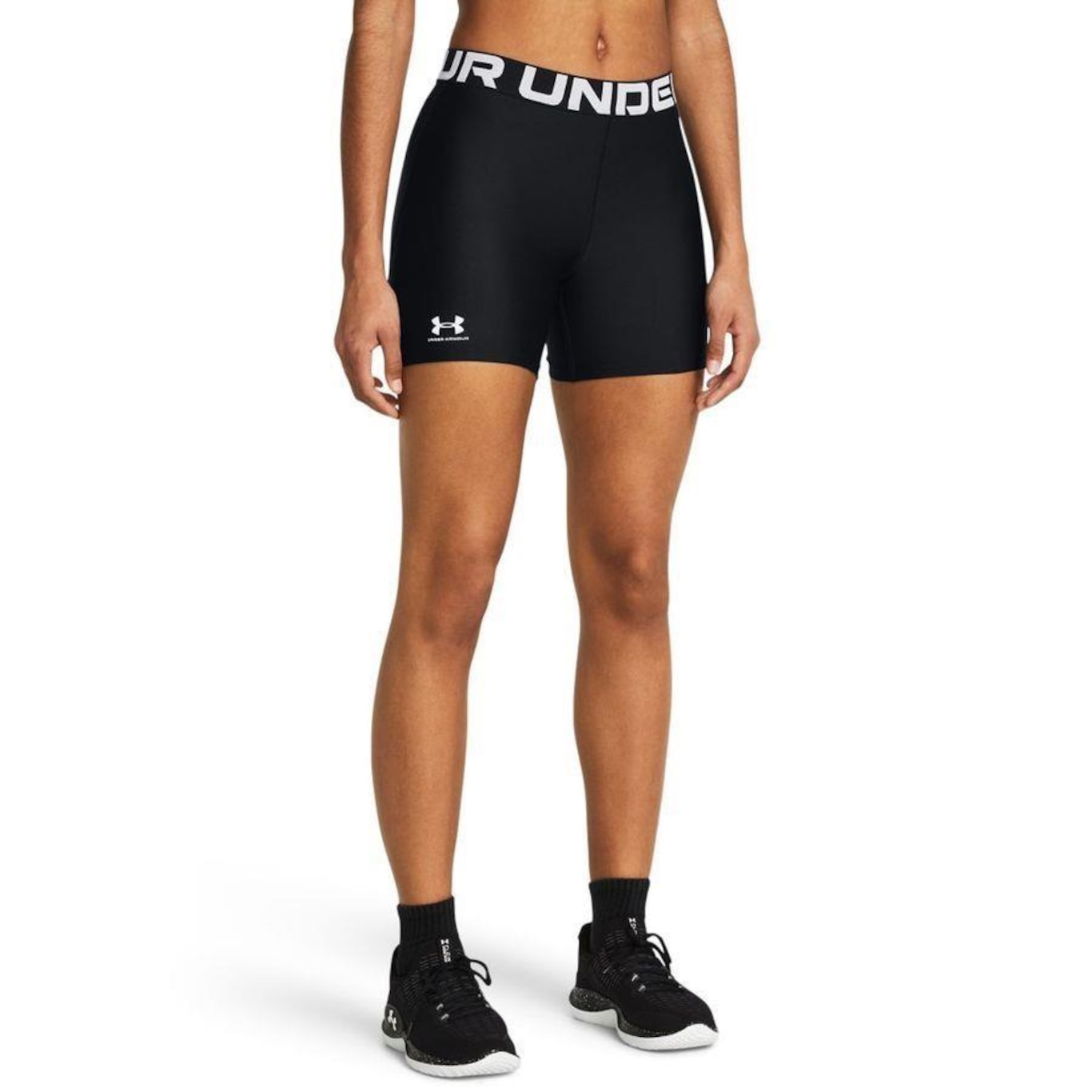 Shorts Under Armour Heatgear Authentics Mid - Feminino - Foto 1