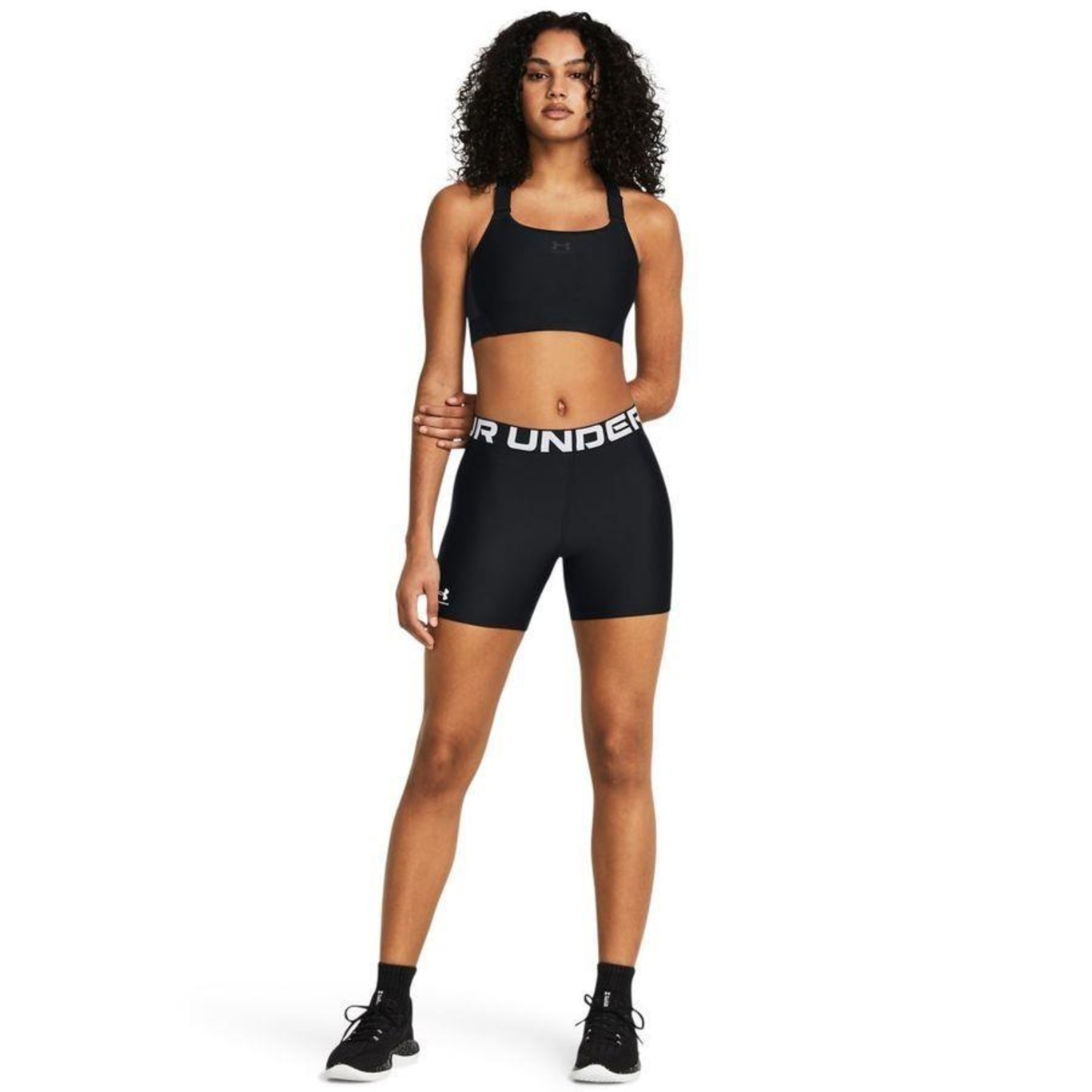 Shorts Under Armour Heatgear Authentics Mid - Feminino - Foto 4