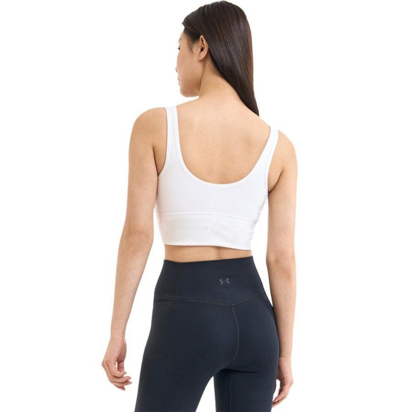 Camisa Regata Under Armour Meridian Fitted Cropped - Feminina - Foto 2