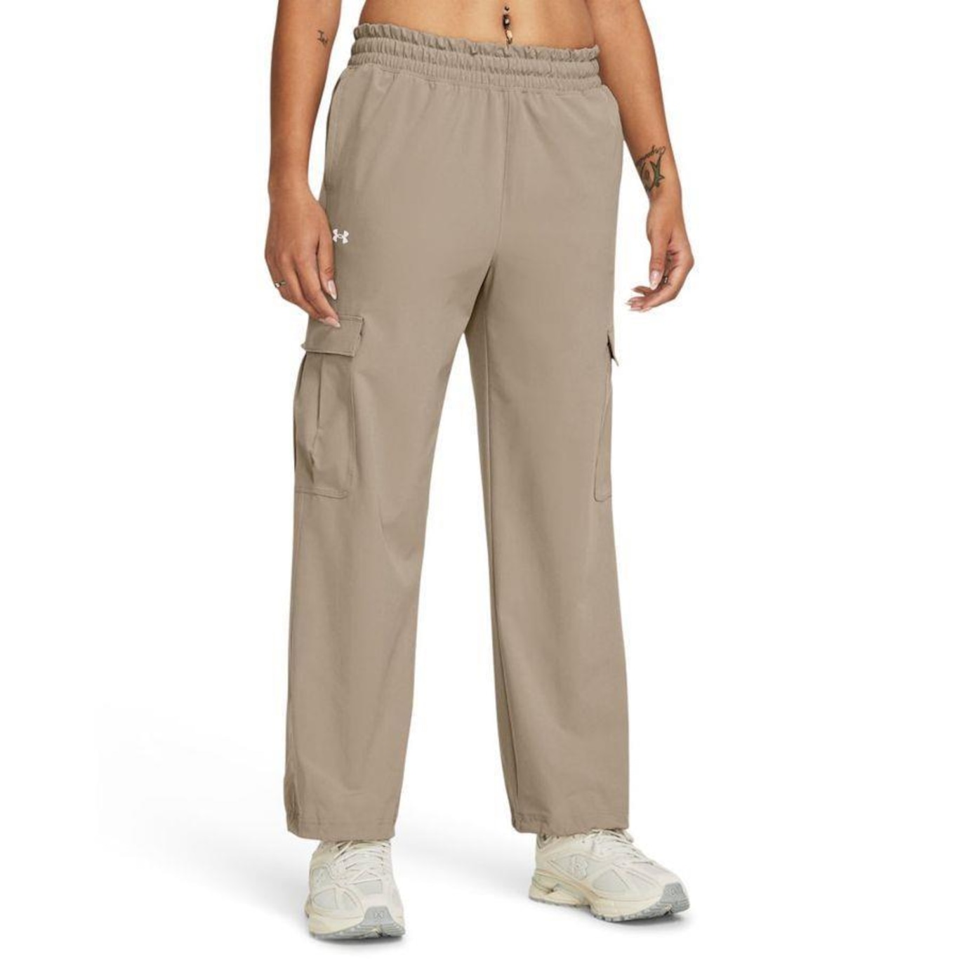 Calça Under Armour Armoursport Woven Cargo - Feminina - Foto 1