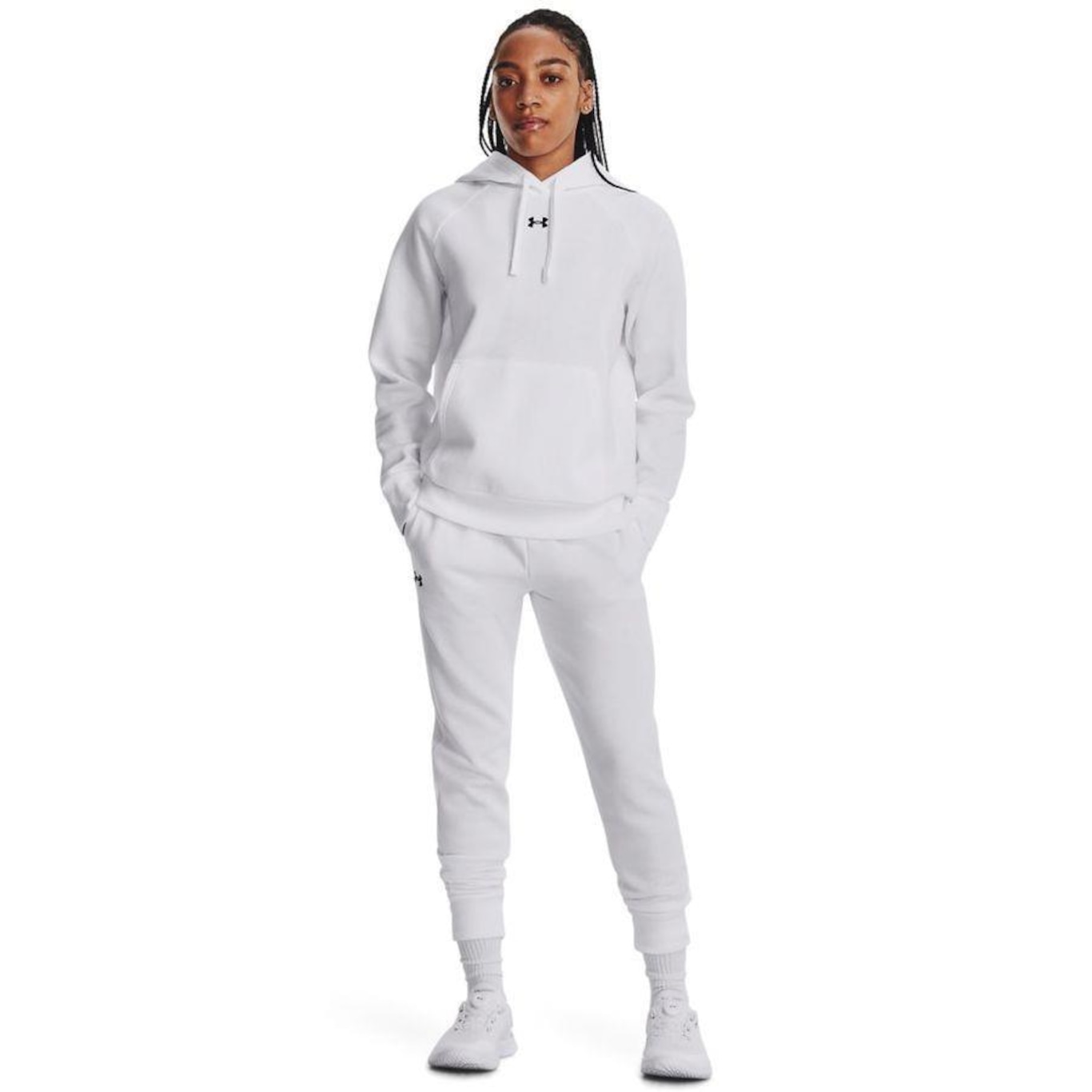 Blusão de Moletom com Capuz Under Armour Rival Fleece - Feminino - Foto 4