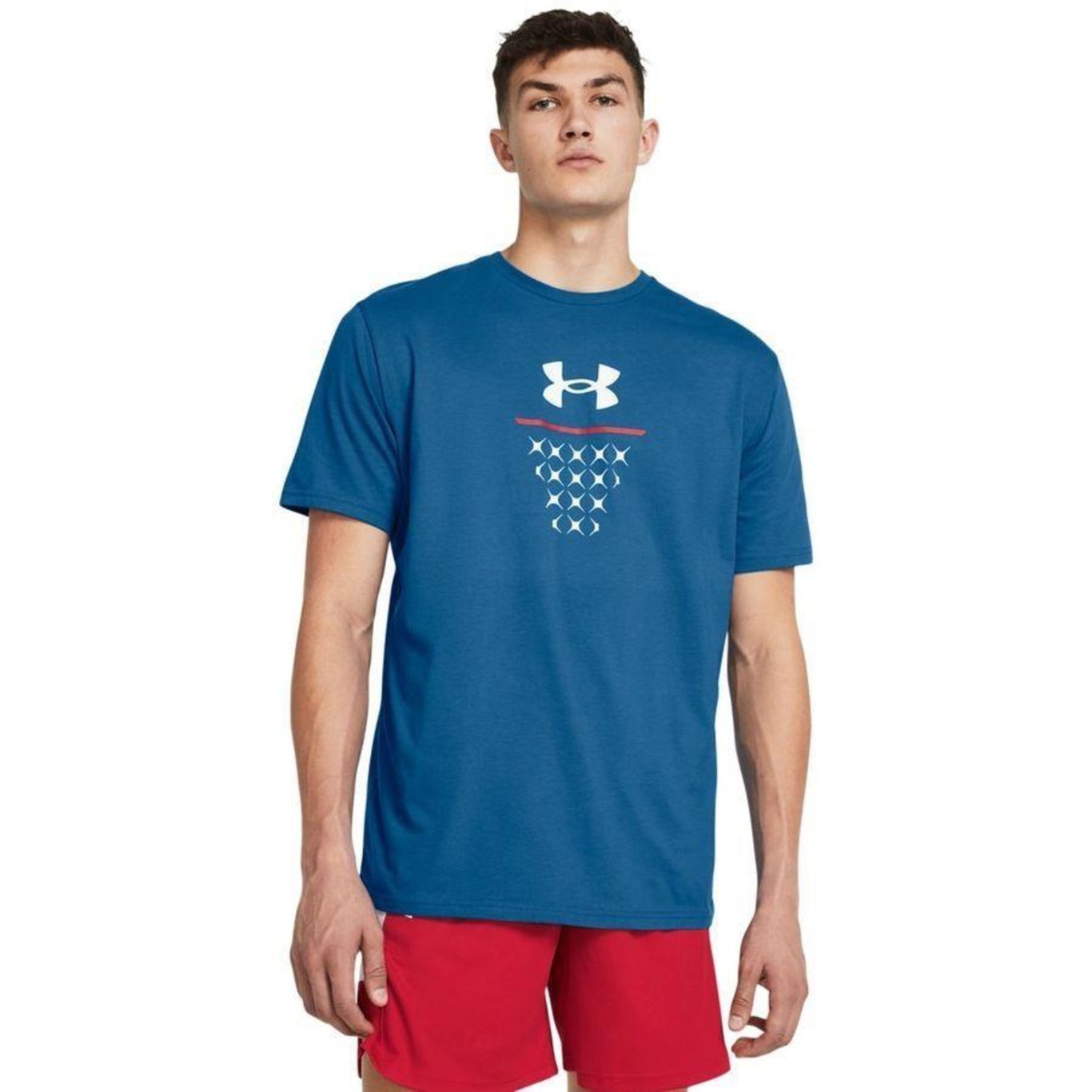 Camiseta Under Armour Bball Net Icon - Masculina - Foto 1