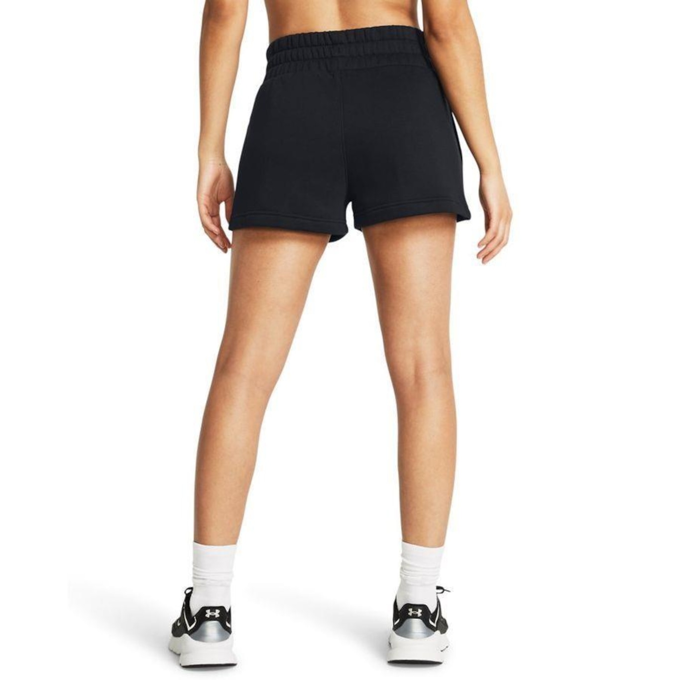 Shorts Under Armour Essential Fleece Boxer - Feminino - Foto 2