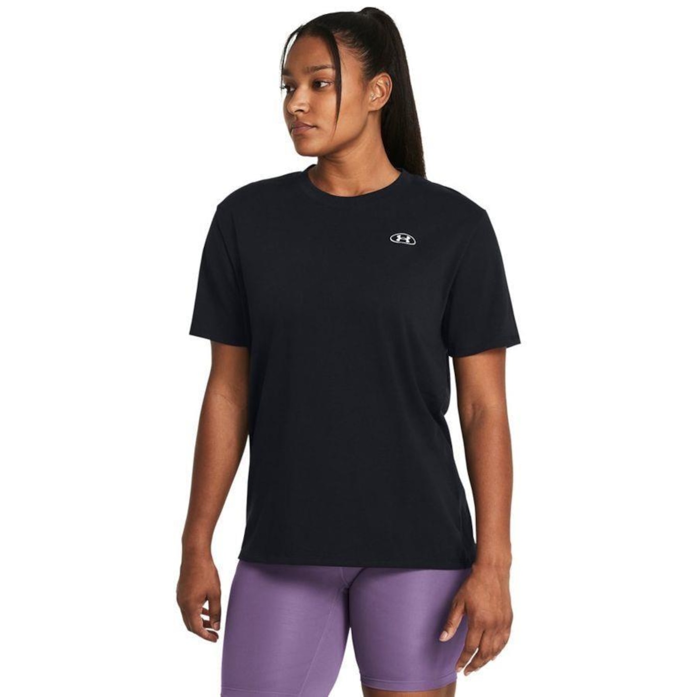 Camiseta Under Armour Heivyweight Embroid Patch - Feminina - Foto 1