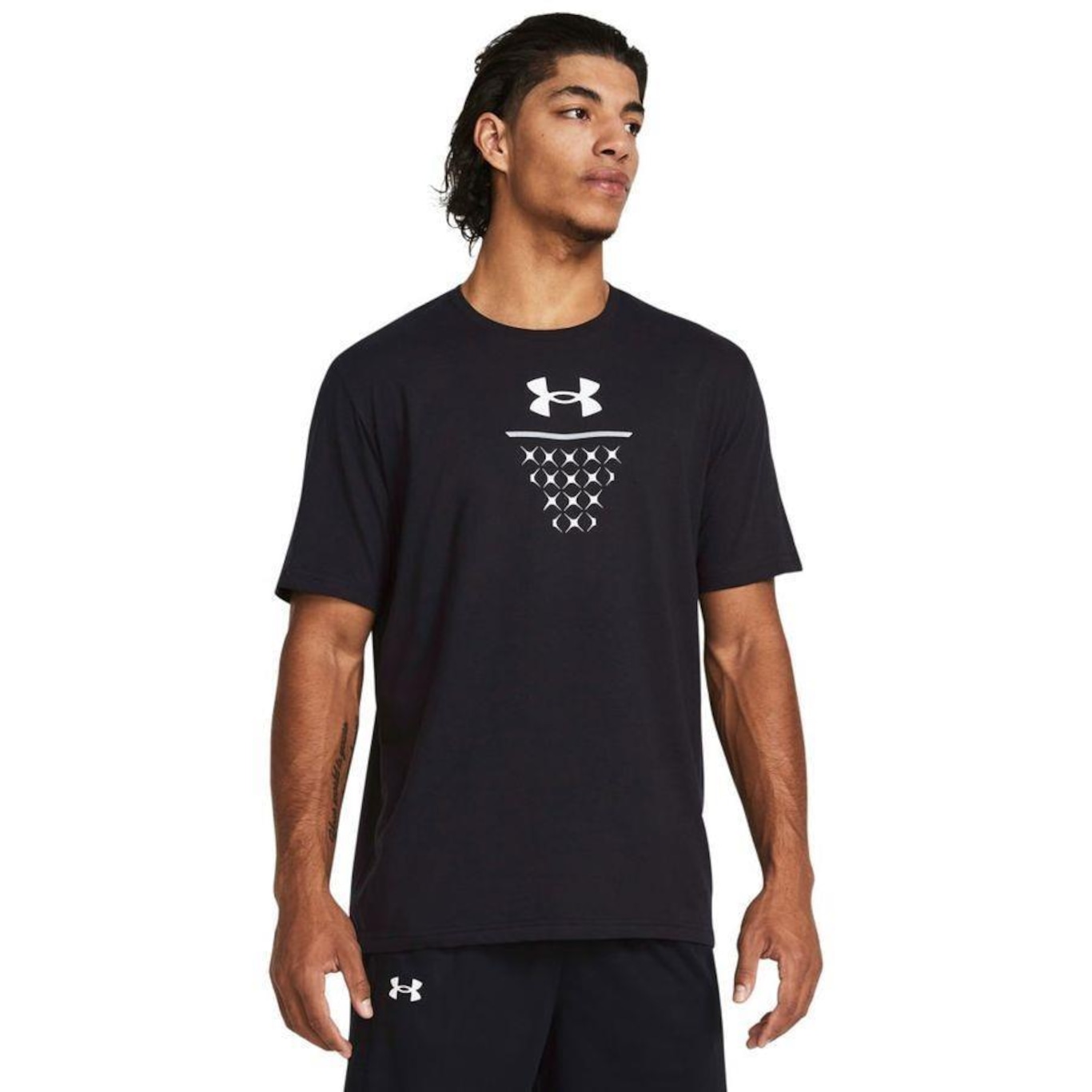 Camiseta Under Armour Bball Net Icon - Masculina - Foto 1