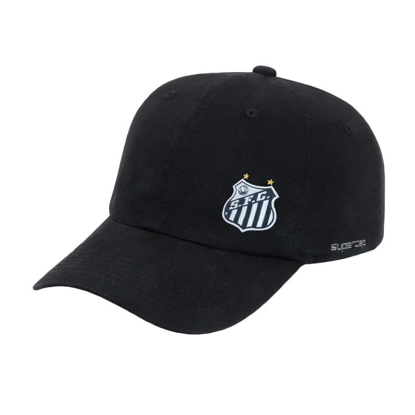 Boné Aba Curva Supercap Santos Escudo Strapback - Adulto - Foto 1