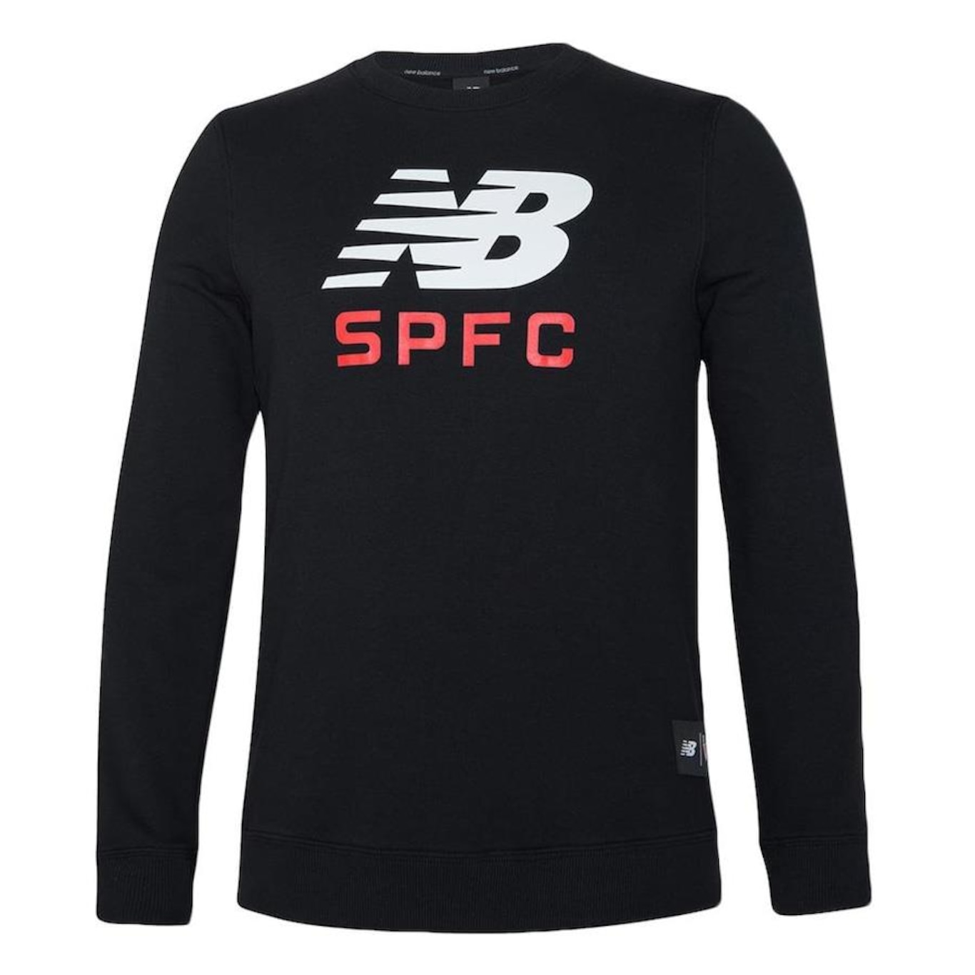 Blusão de Moletom New Balance São Paulo F.C 2024 - Masculina - Foto 1