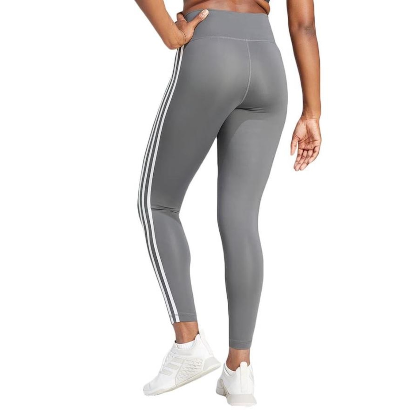 Calça Legging adidas Train Essentials 3S - Feminina - Foto 2