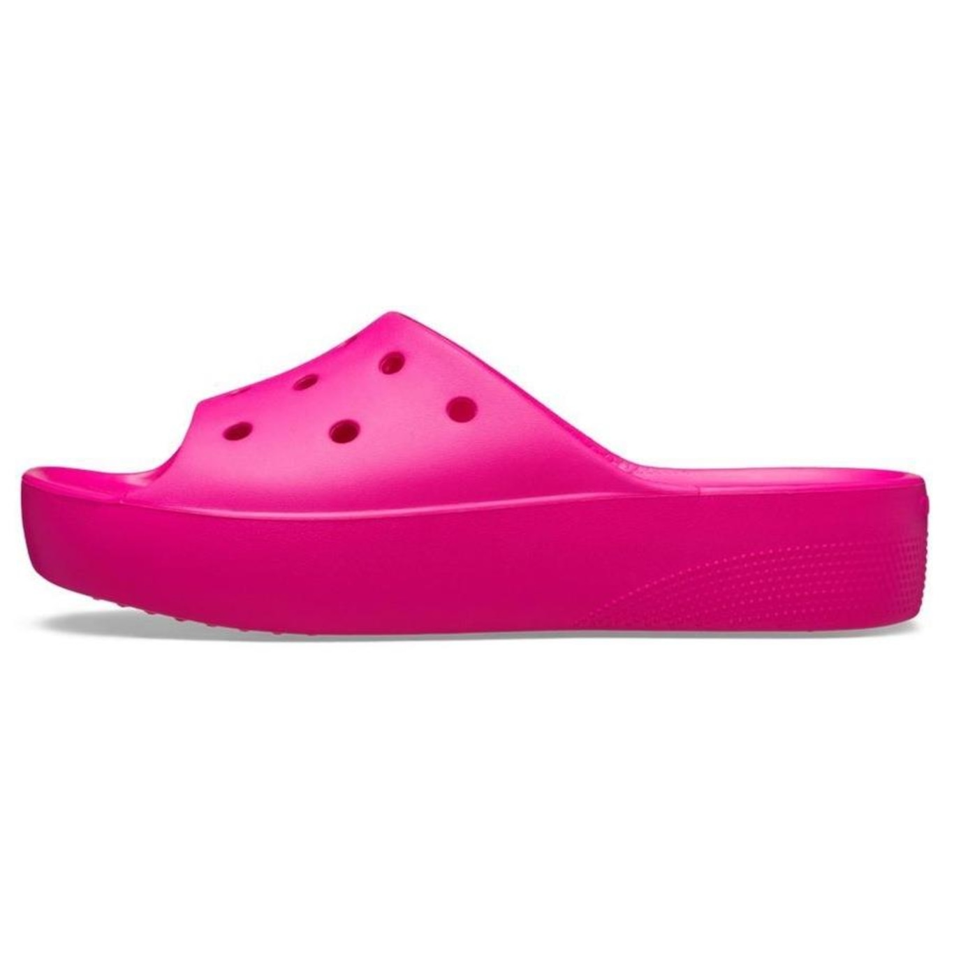 Sandália Crocs Classic Plataform Slide - Feminino - Foto 3