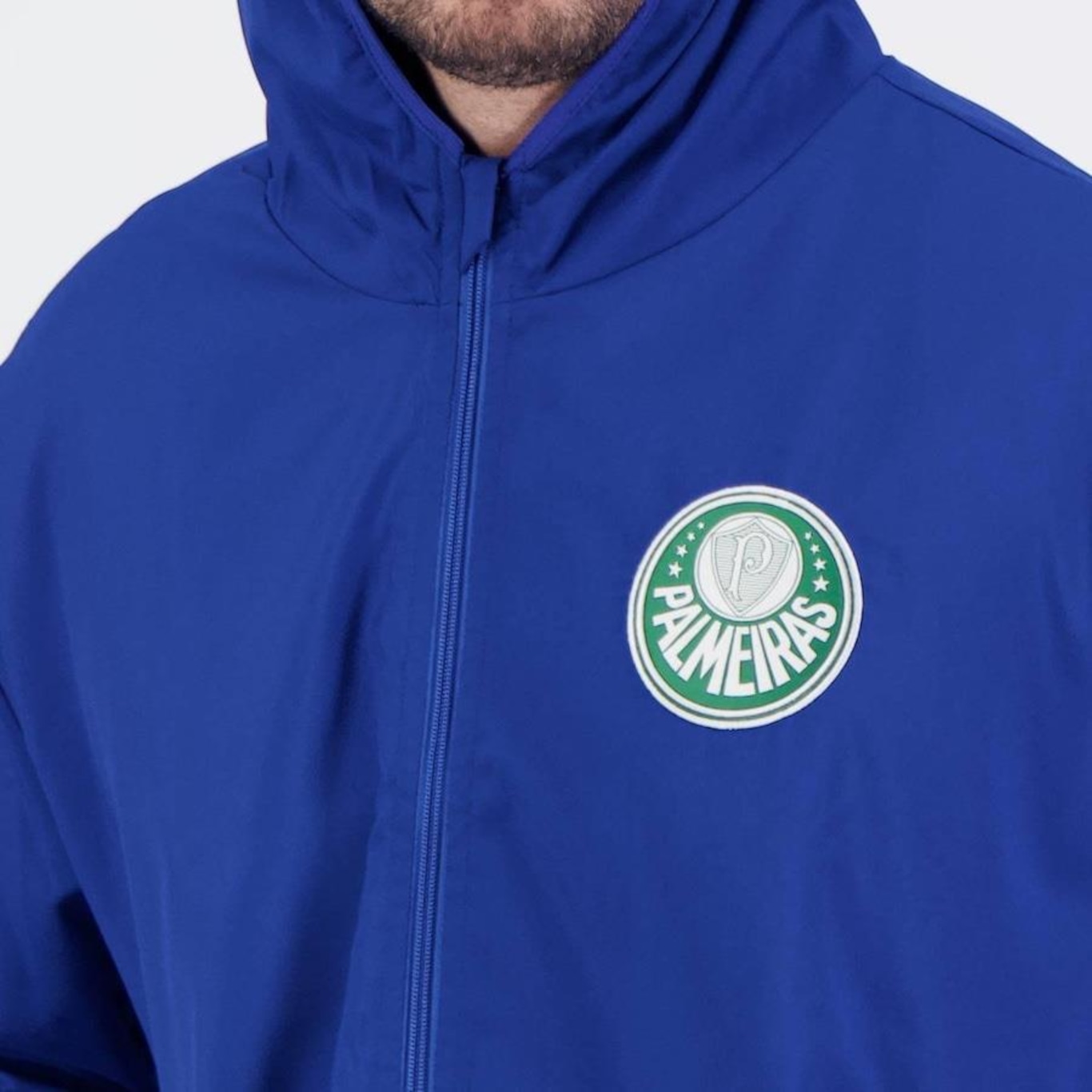 Jaqueta Corta Vento do Palmeiras Feeling Plus - Masculina - Foto 4