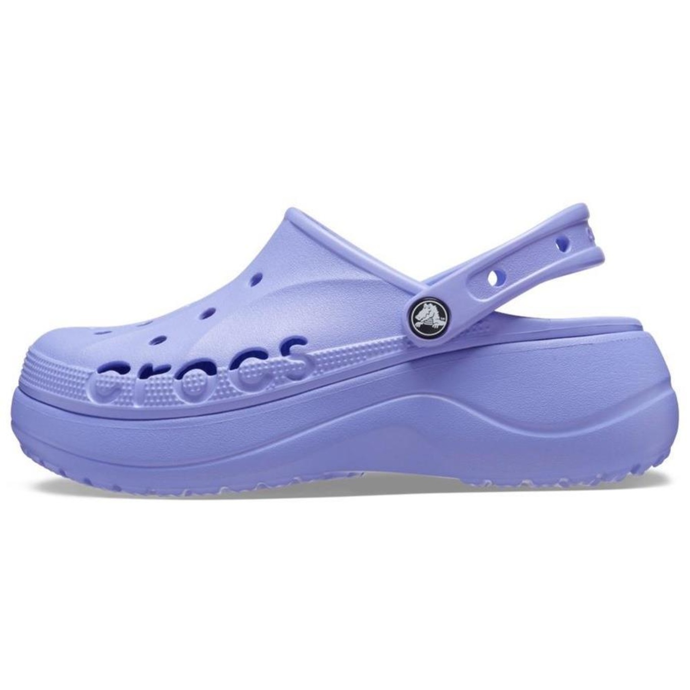 Sandália Crocs Baya Plataform Clog Digital - Feminino - Foto 3