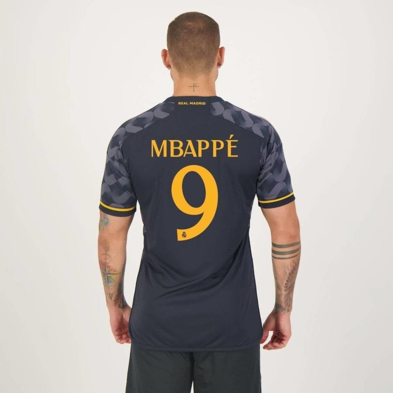 Camisa do Real Madrid 2024 adidas Away 9 Mbappé - Masculina - Foto 2