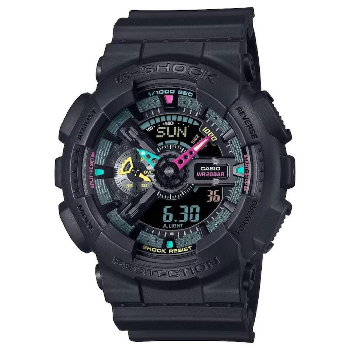 Relógio Casio G-Shock Ga-110Mf-1Adr Multi Fluorescent - Foto 1