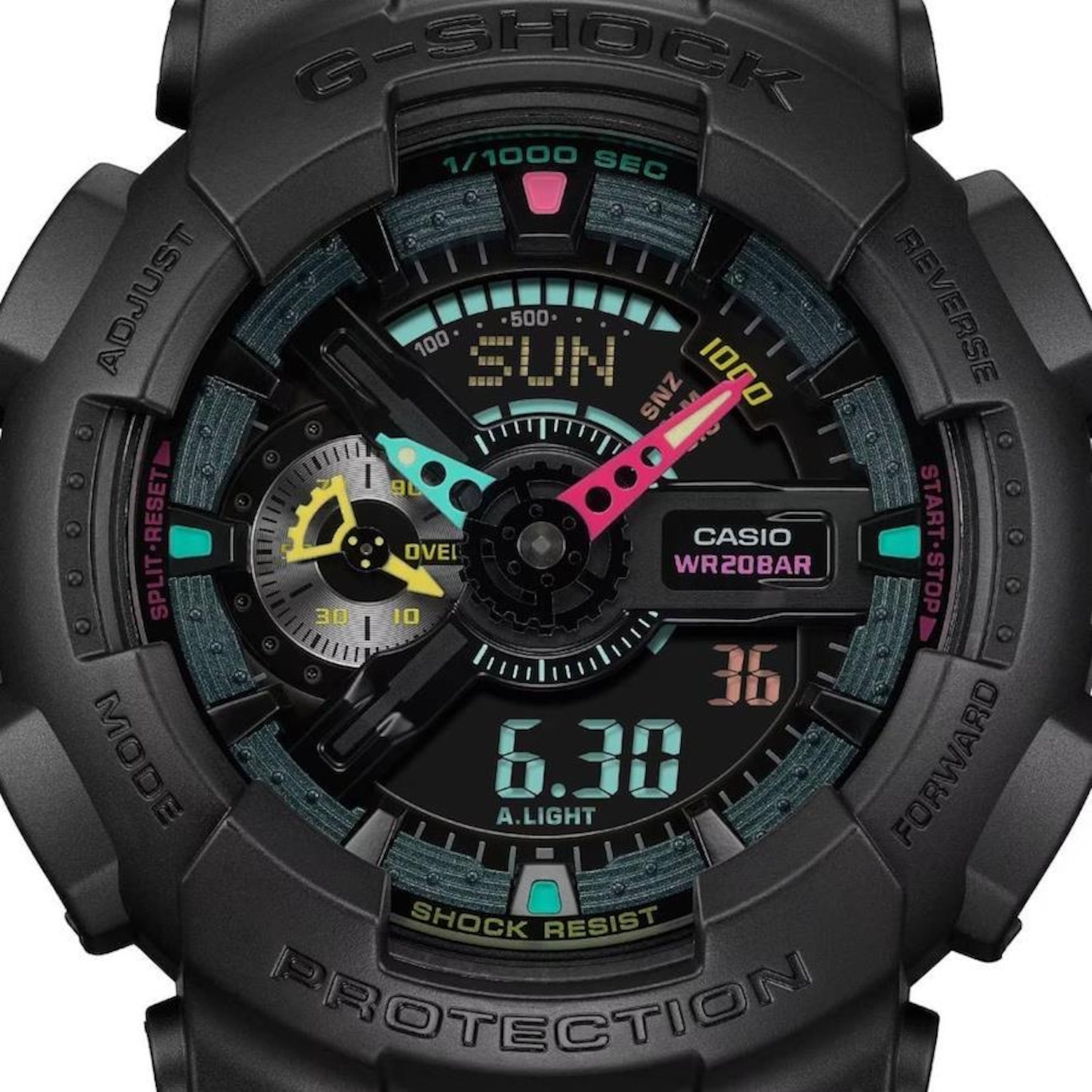 Relógio Casio G-Shock Ga-110Mf-1Adr Multi Fluorescent - Foto 4