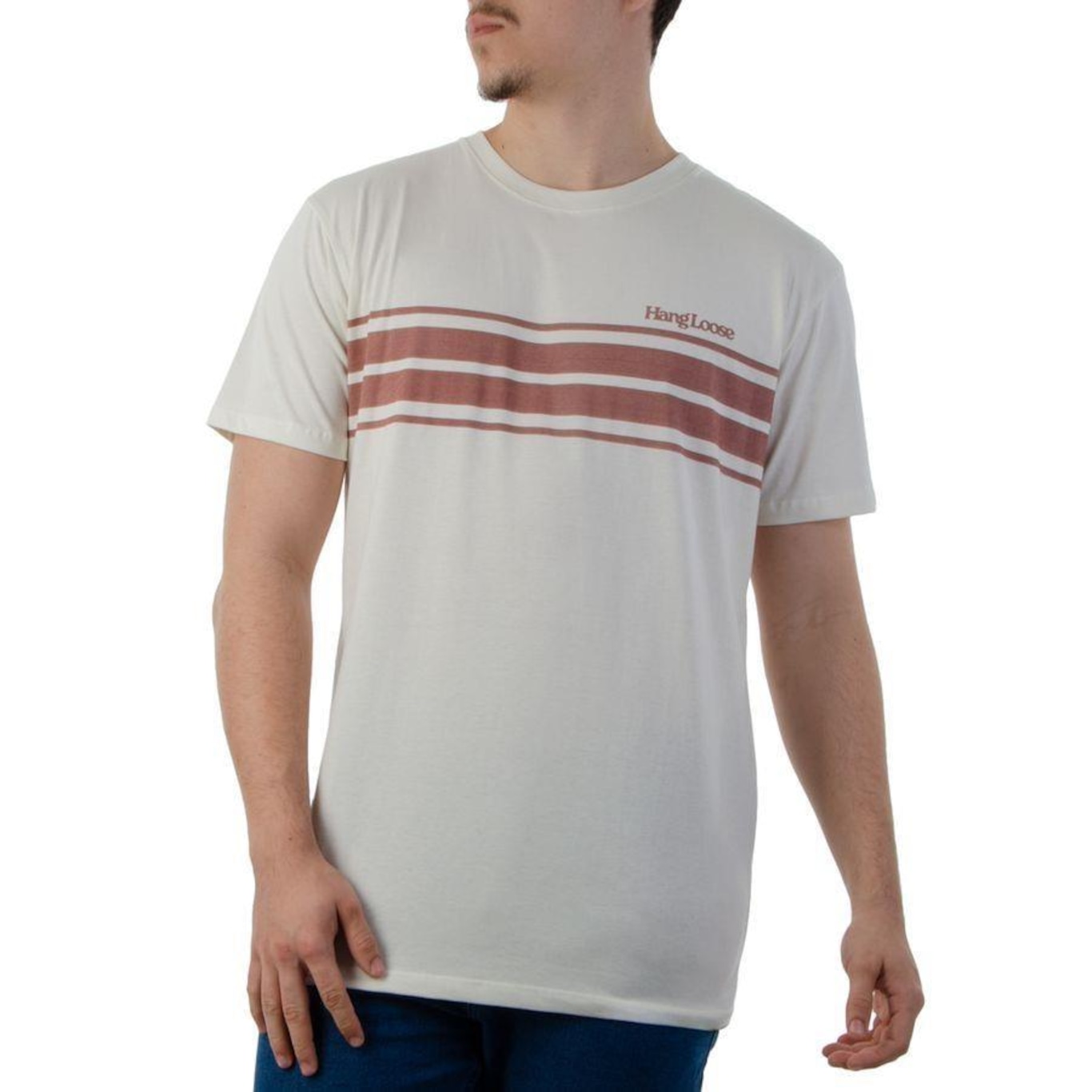 Camiseta Hang Loose Silk Stripe - Masculina - Foto 1