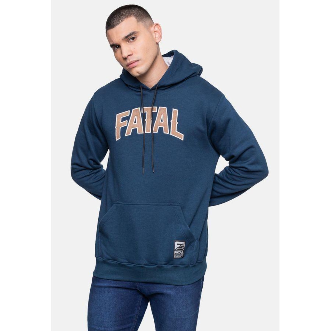 Blusão de Moletom Fatal Velvet - Masculino - Foto 4