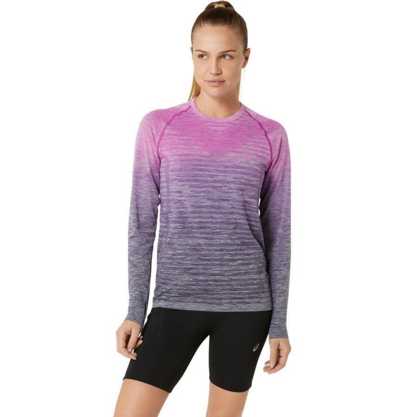 Camiseta Asics Manga Longa Activebreeze - Feminina - Foto 1