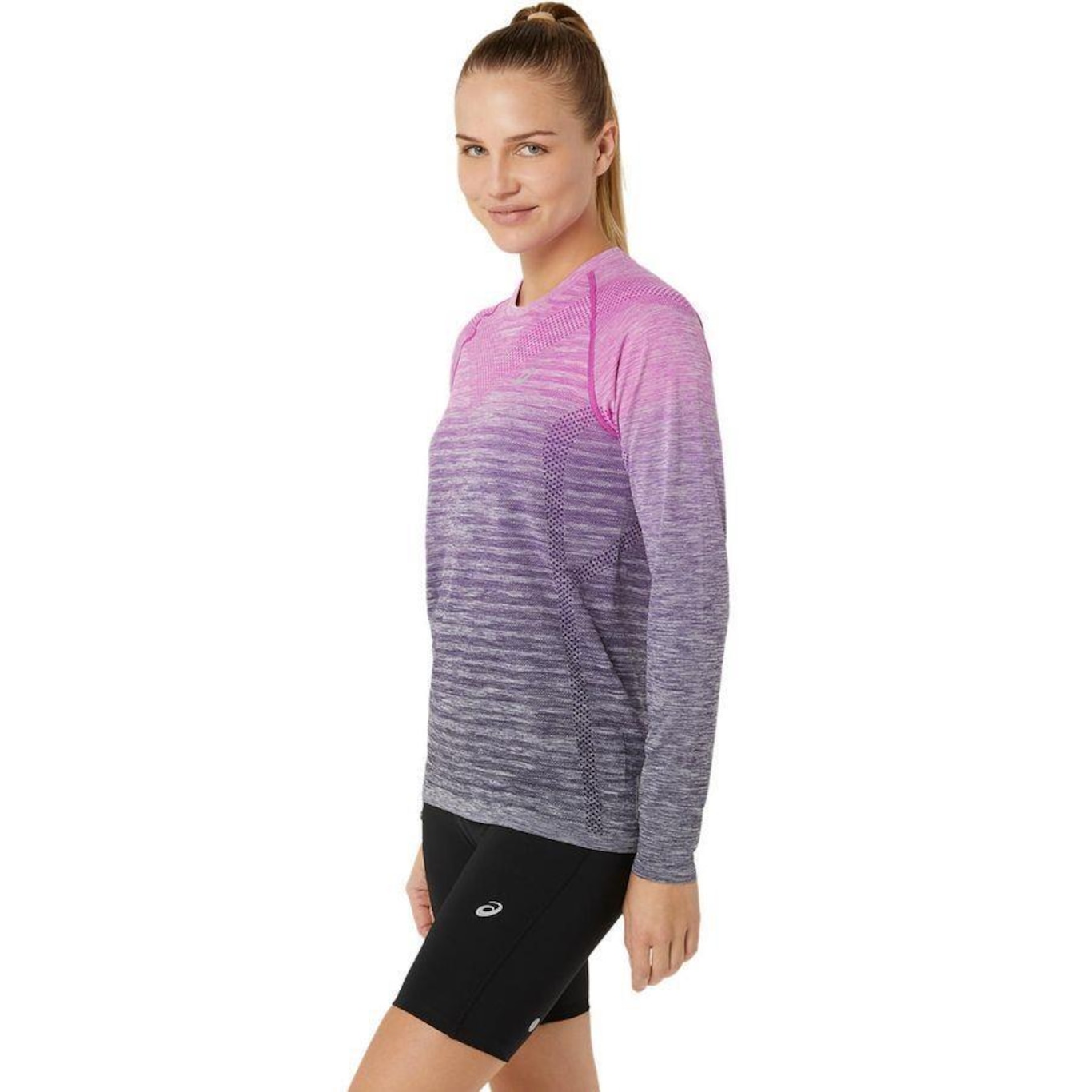 Camiseta Asics Manga Longa Activebreeze - Feminina - Foto 3