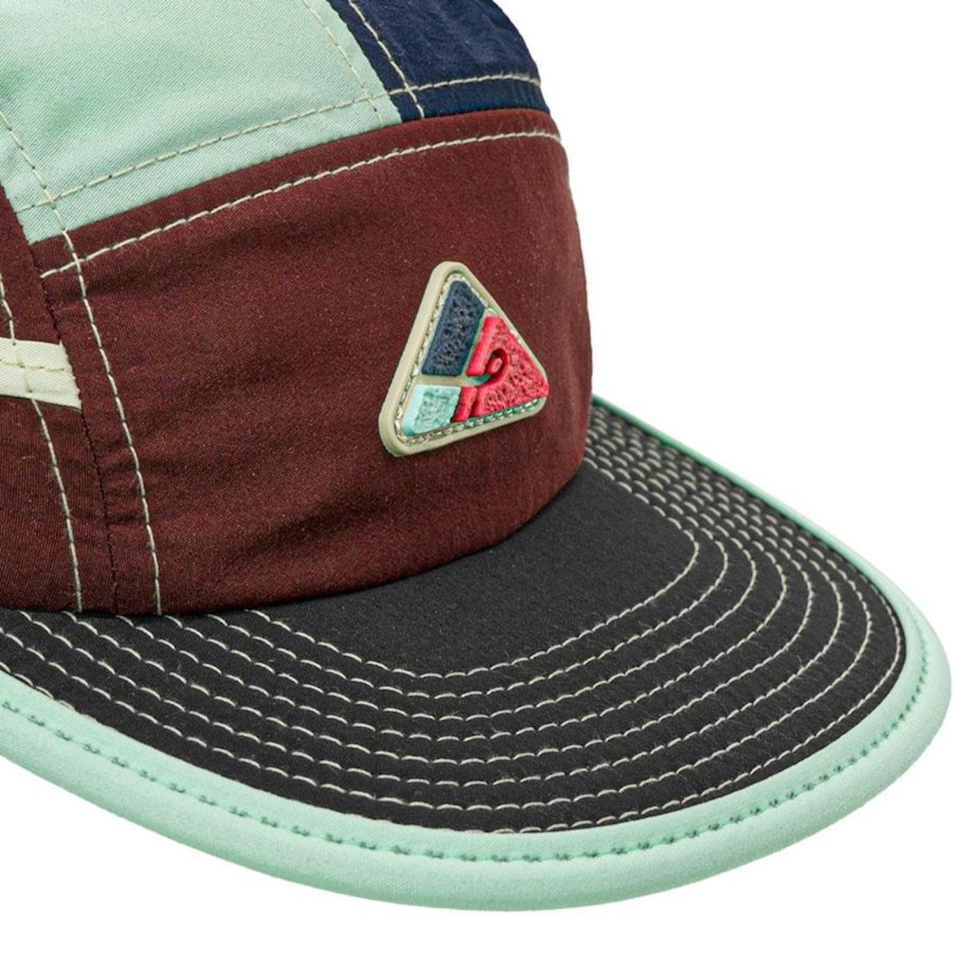 Boné Aba Reta Öus 5 Panel Phibo - Strapback - Adulto - Foto 4