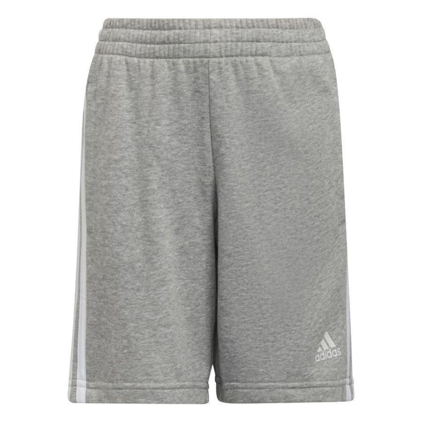 Shorts adidas Moletom 3 Stripes - Infantil - Foto 1