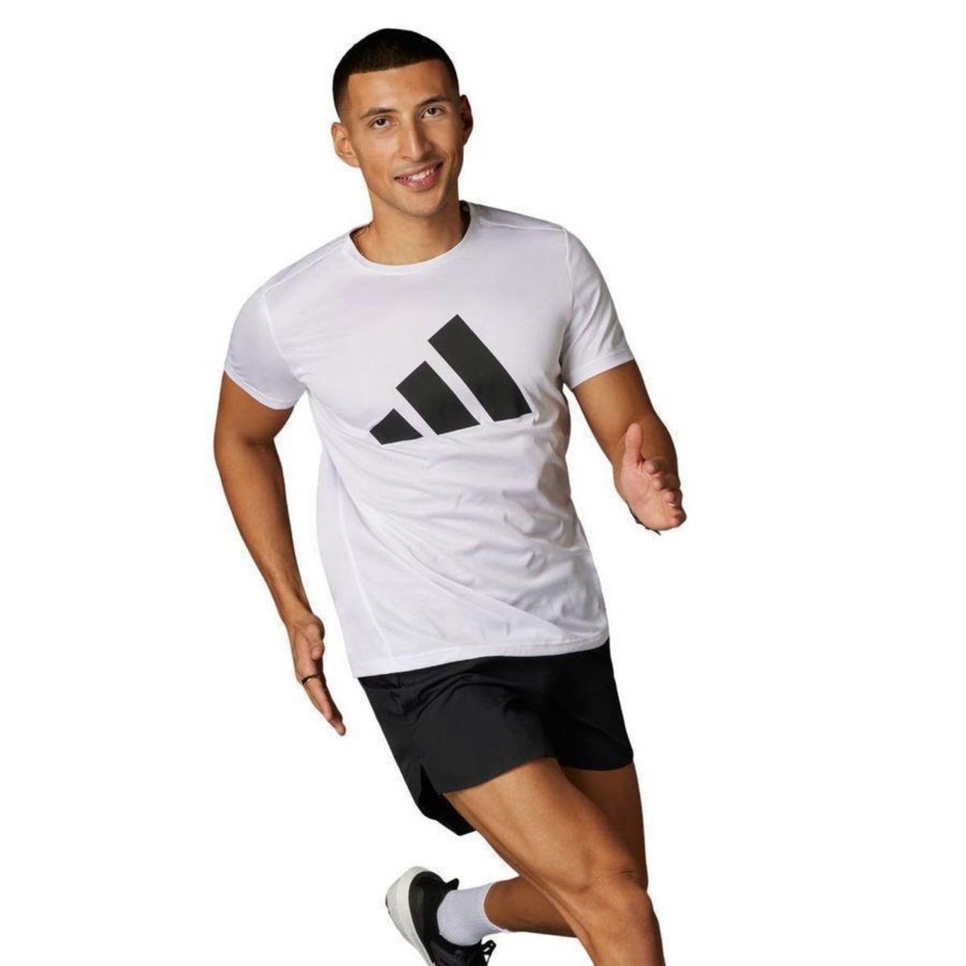 Camiseta adidas M/C Run It - Masculina - Foto 2