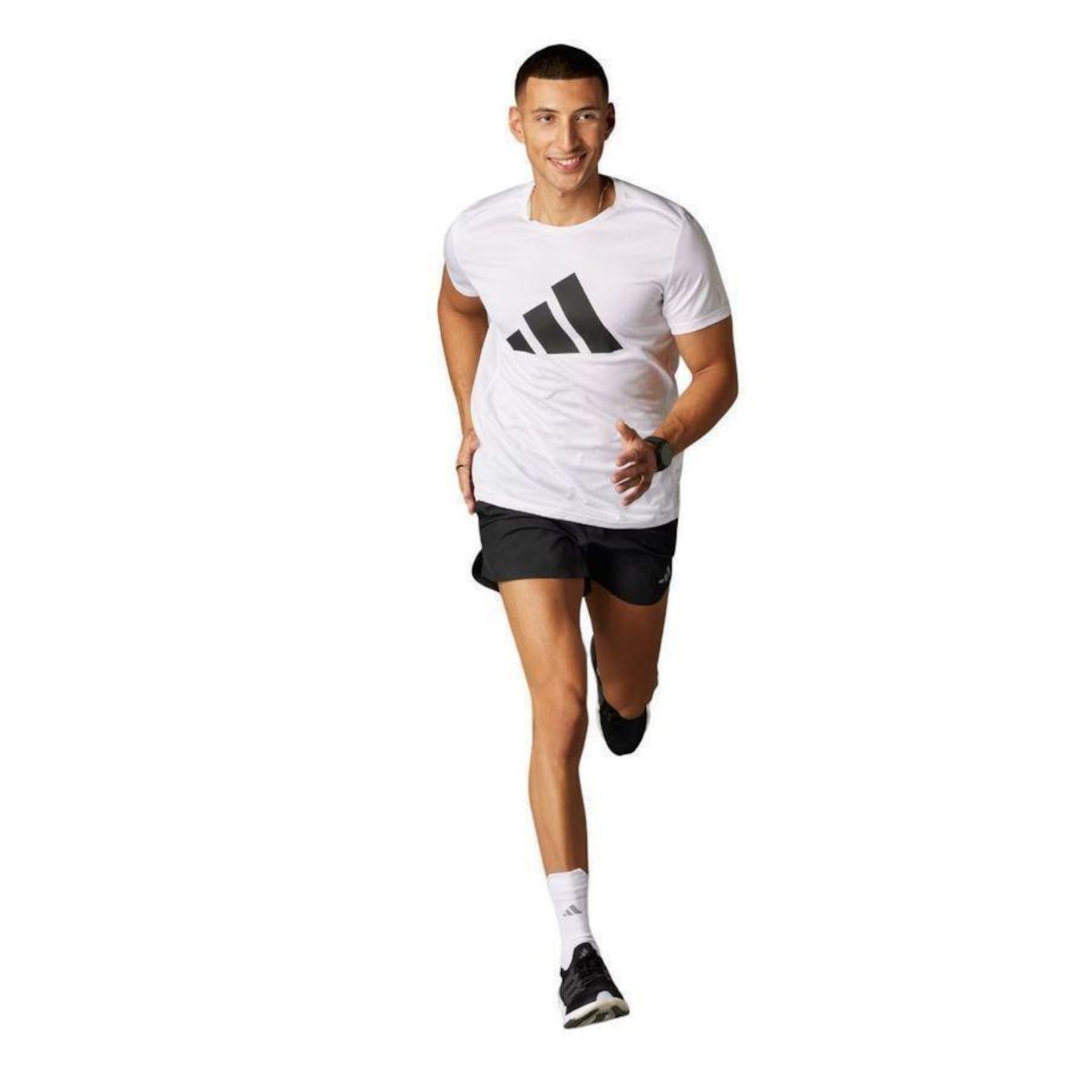 Camiseta adidas M/C Run It - Masculina - Foto 4