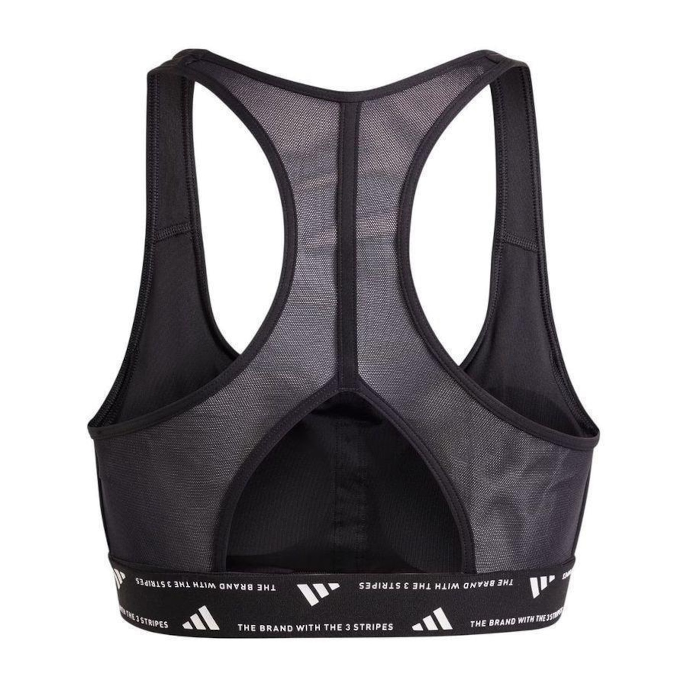 Top adidas Powereact Suporte Médio - Feminino - Foto 4