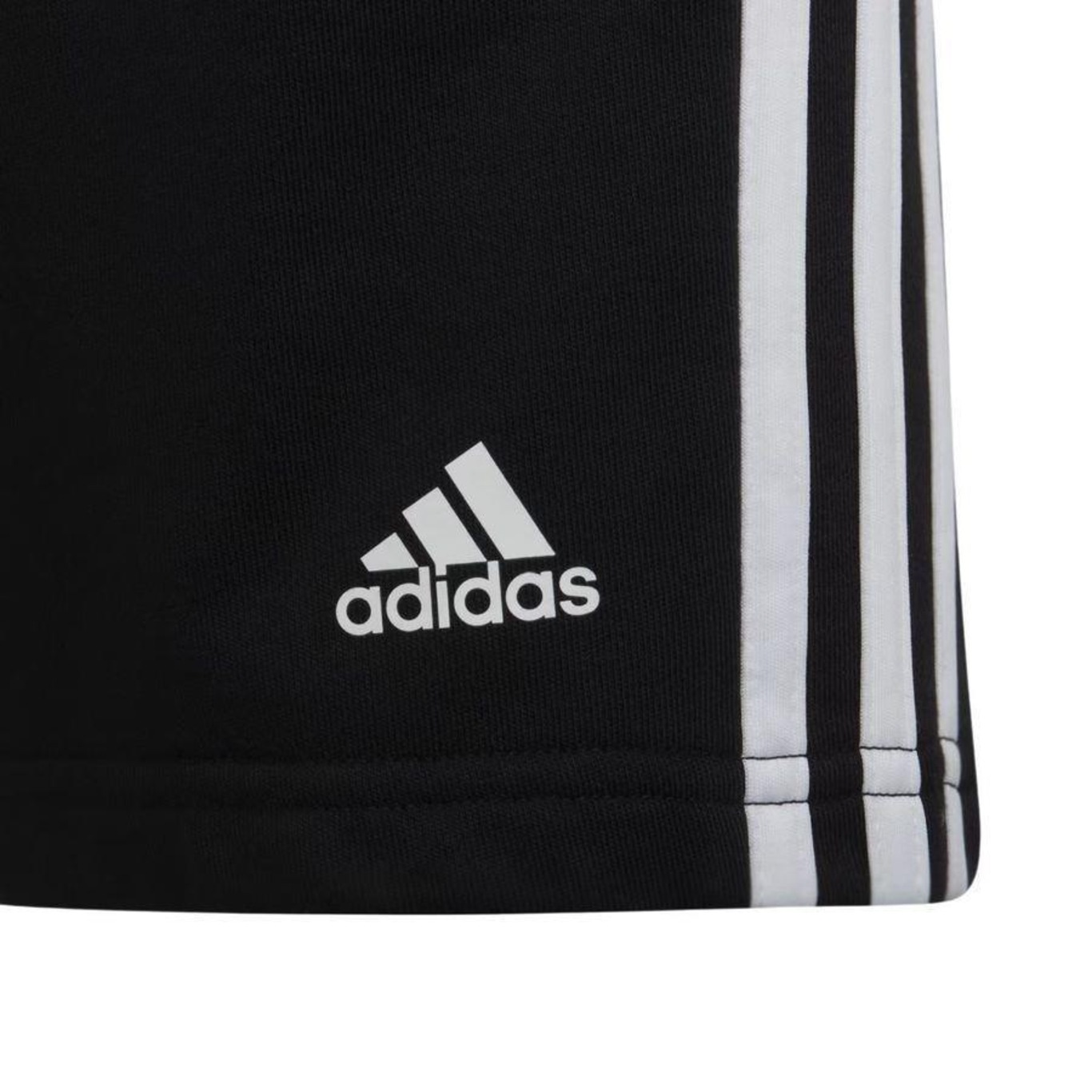 Shorts adidas Moletom 3 Stripes - Infantil - Foto 4