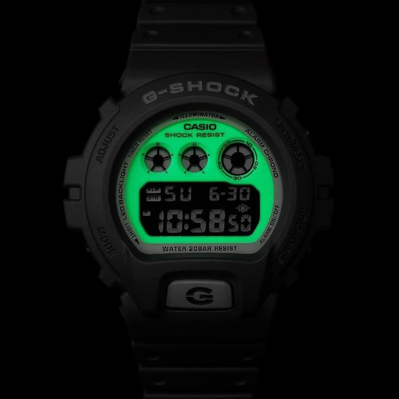 Relógio Casio G-Shock Dw-6900Hd-8Dr Hidden Glow - Foto 3