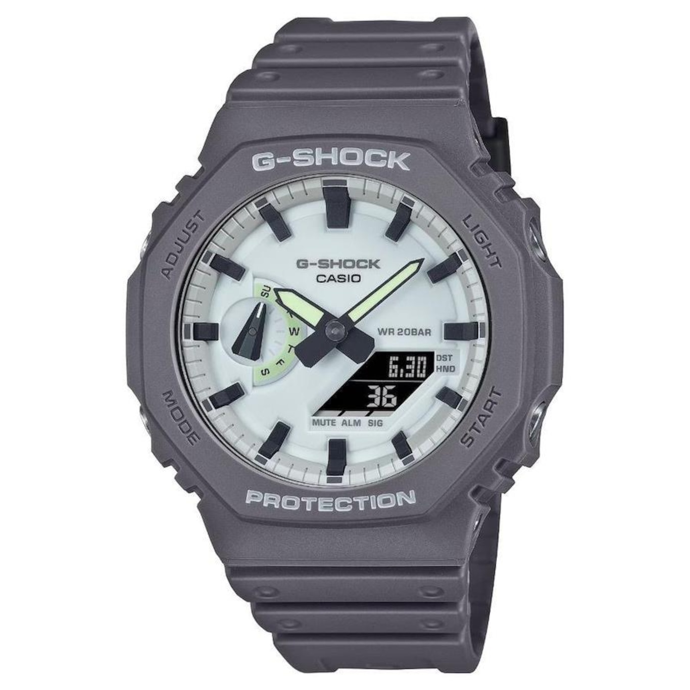 Relógio Casio G-Shock Ga-2100Hd-8Adr Hidden Glow Carbon Core Guard - Foto 1